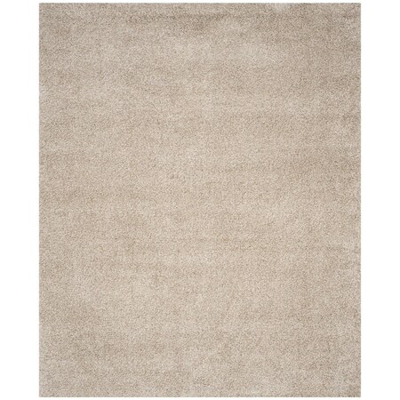 Safavieh Santa Monica Shag Power Loomed Rectangle Area Rug, Beige - 4 x 6 ft. SGN725-1313-4